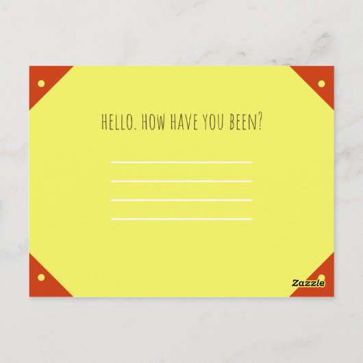 Grappige limoengroene dinosaurus briefkaart (Achterkant)