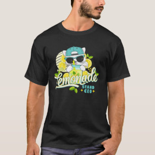 Grappige limonade stand CEO Leuke kat citroensap b T-shirt