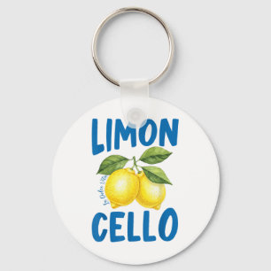 Grappige Limoncello La Dolce Vita Italiaanse citro Sleutelhanger