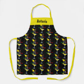 Grappige Limoncello Spirit Drink Herhaal Ontwerp Schort (Voorkant)