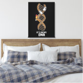 Grappige Lineman Gift Vader Elektrische Kabel Line Canvas Afdruk (Insitu (Slaapkamer))