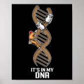 Grappige Lineman Gift Vader Elektrische Kabel Line Poster (Voorkant)