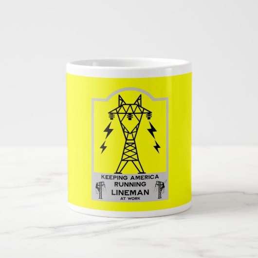 Grappige Lineman Mok – Power Lineman Cadeau – Elek (Voorkant)