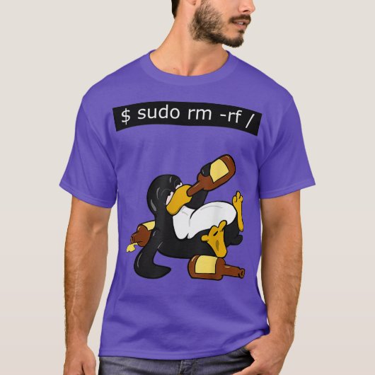 Grappige linu commando grappige linu t-shirt (Voorkant)