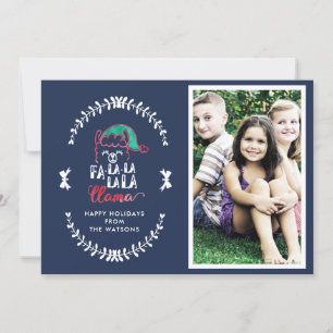 Grappige Llama Citaat Kerst Zeggende Foto Vakantie