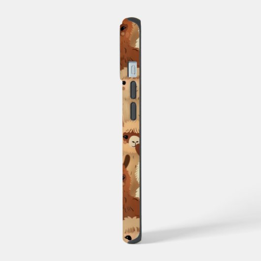 Grappige Llama iPhone Case iPhone 15 Case (Linkerkant)