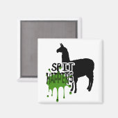 Grappige Llama Meme Spit gebeurt Magneet (Voorkant / Achterkant)