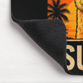 Grappige Llama Sup Meme Sunset Beach Cool Animal M Muismat (Hoek)