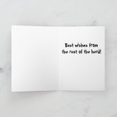 Grappige Llama verjaardagskaart of uitnodiging (Binnen)