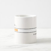 Grappige Loading Bar Coffee Mok (Center)