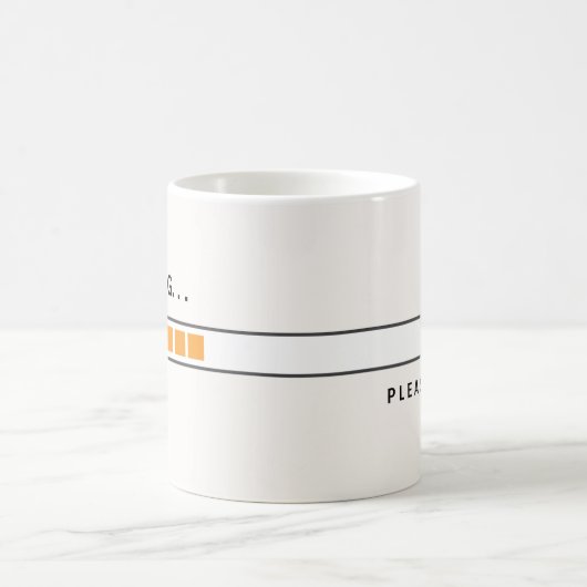 Grappige Loading Bar Coffee Mok (Center)