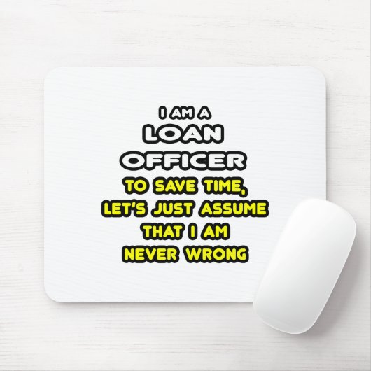 Grappige Loan Officer T-shirts en geschenken Muismat (Met muis)