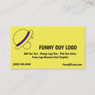 Grappige Logos Clown Visitekaartje