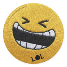 Grappige LOL Lachende Emoji WhatsApp Sticker | Sch