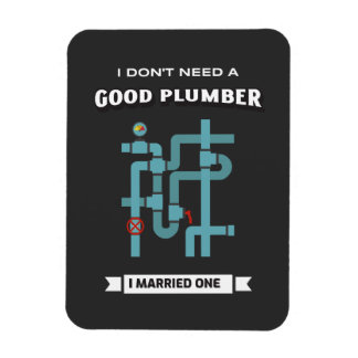 Grappige Loodgieter Echtgenoot Echtgenote Echtgeno Magneet