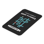 Grappige Loodgieter Echtgenoot Echtgenote Echtgeno Magneet (Linkerzijde)