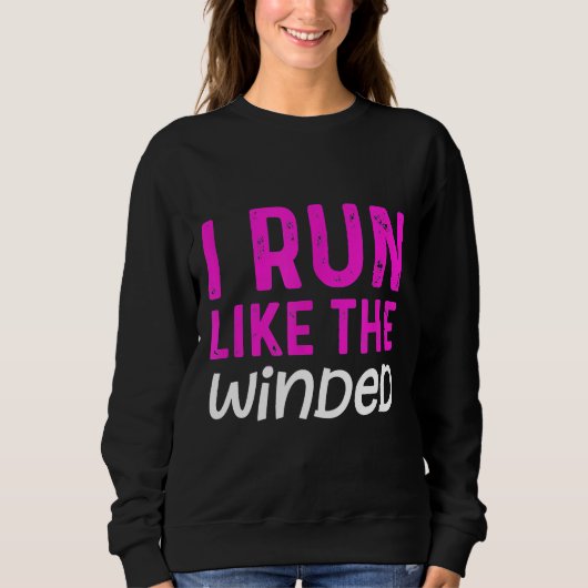 Grappige lopende offerte strijd run winded runner trui (Voorkant)
