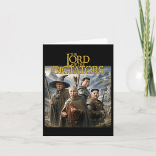 Grappige Lord Dictators Anti Poetin Trump Kim Jong Kaart