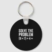 Grappige Los Het Probleem 67 Meme Zes Zeven Sleutelhanger (Voorkant)