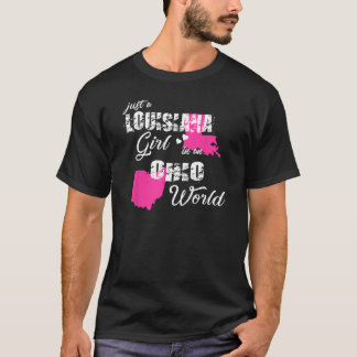 Grappige Louisiana Shirten Gewoon een Louisiana me T-shirt