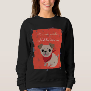 Grappige Love pug Classic T-shirt 126