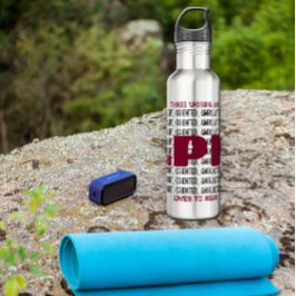 Grappige LPN Alert Custom CNA/MD/EMT/PA/RN/RT/NP Waterfles