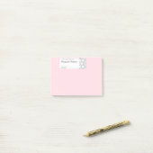 Grappige Lt Roze Chillaxadation 30 Tablet Pil Dose Post-it® Notes (Op bureau)