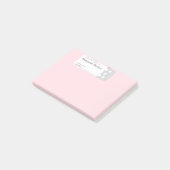 Grappige Lt Roze Chillaxadation 30 Tablet Pil Dose Post-it® Notes (Schuin)