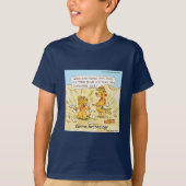 Grappige LTCartoons Hond Archeologie Comic  T-shirt (Voorkant)