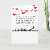Grappige Luchtvaart,Foto,Vriend, Romantische Verja Kaart (Voorkant)