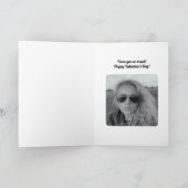 Grappige luchtvaart grap, foto Valentijnsdag Kaart (Binnen)