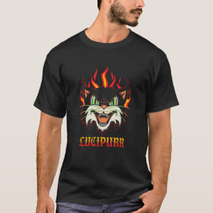 Grappige Lucipurr Kat Duivel Kwaadaardig Satanisch T-shirt