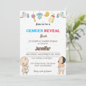 Grappige Lui-bash-uitnodigingen  Kaart (Staand voorkant)