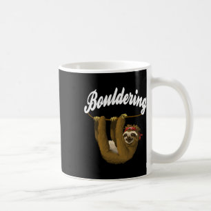 Grappige Luiaard Bouldering Klimmen Humor Voor Lui Koffiemok