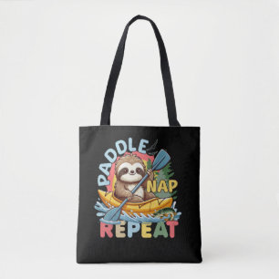 Grappige luiaard buiten - Kajakken luiaard Tote Bag