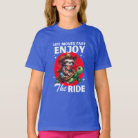 Grappige luiaard en cowboy schildpad shirten | lui