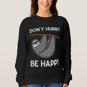 Grappige luiaard Happy Chill Out Relax Trui