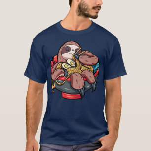 Grappige luiaard in Ramen Soep Kom Ramen Noedels P T-shirt