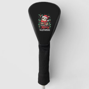 Grappige Luiaard Kerstverlichting Gelukkig Luiaard Golfheadcover