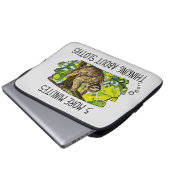 Grappige luiaard laptophoes laptop sleeve (Voorkant onderkant)