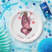 Grappige luiaard papier Borden - aangepaste tekst Papieren Bordje (Feest)