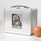 Grappige luiaard power up! Cartoon van videogameco (In situ)