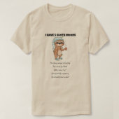 Grappige Luiaard Quote Lazy Animal Humor Energy Ef T-shirt (Design voorkant)