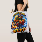 Grappige Luiaard Raket Meme, Te Lui om te Lopen du Tote Bag (Dichtbij)