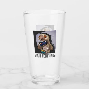 Grappige Luiaard Voeg Je Tekst Toe Computer Games  Glas