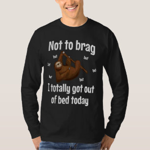 Grappige luiaard voor luie Mannen vrouwen of Kinde T-shirt