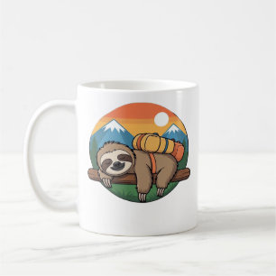 Grappige Luiaard Wandel Klassiek T-Shirt_1 Koffiemok