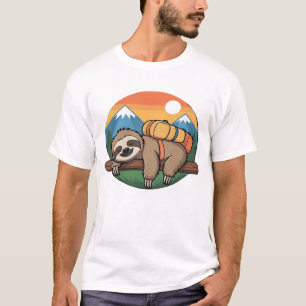 Grappige Luiaard Wandel Klassiek T-Shirt_1 T-shirt