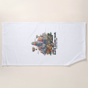 Grappige Luiaard Wandel Klassiek T-Shirt_7 Strandlaken