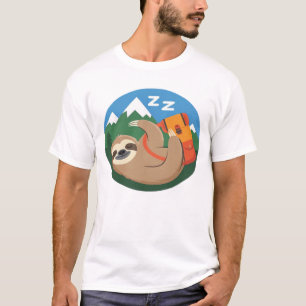 Grappige Luiaard Wandel Klassieke T-Shirt_2 T-shirt
